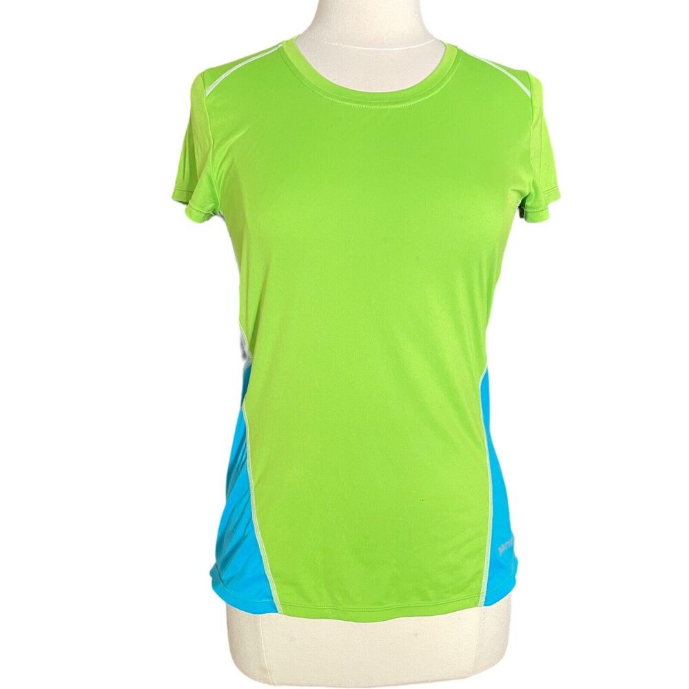 Marmot Running Shirt Top Sz M‎ Womens Back Pocket Workout Activewear Yoga